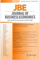 Zum Artikel "Neue Publikationen zum Thema “Value-creation and Innovation in the Digital Age” im Journal of Business Economics"