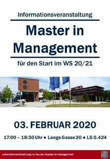 Zum Artikel "Informationsveranstaltung Master in Management"