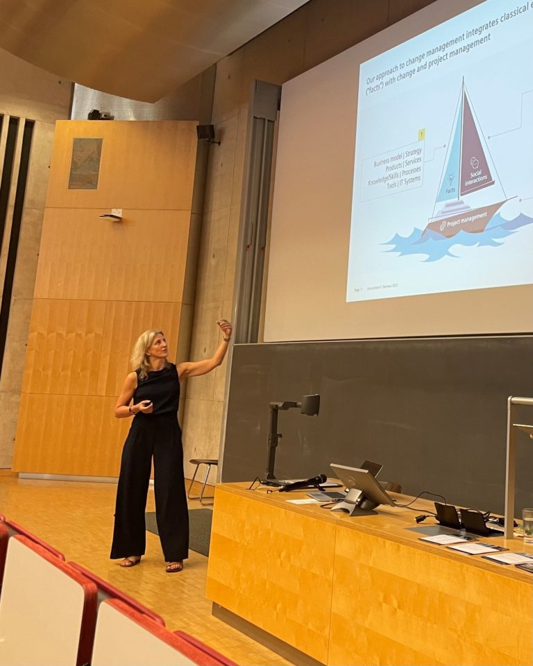 Academia meets Consulting – Gastvortrag von Siemens Advanta Consulting in dem Fach Change Management