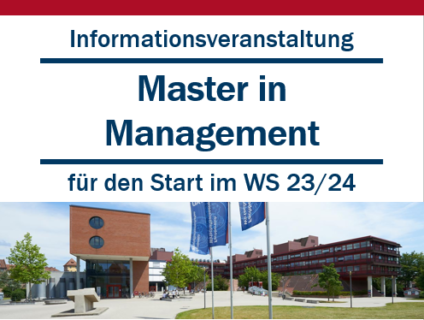 Zum Artikel "Informationsveranstaltungen Master in Management"