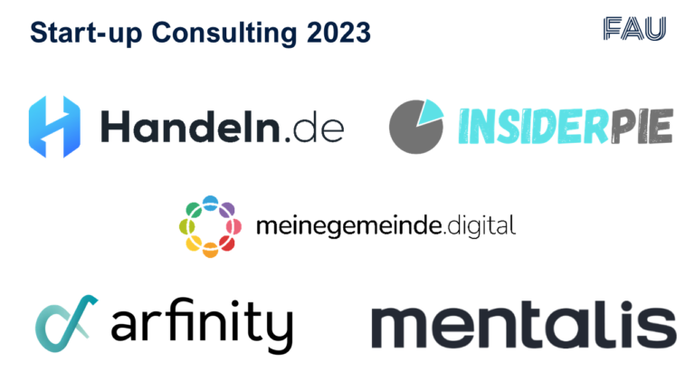 Kick-Off von Start-up Consulting 2023 mit fünf Start-ups aus Nürnberg