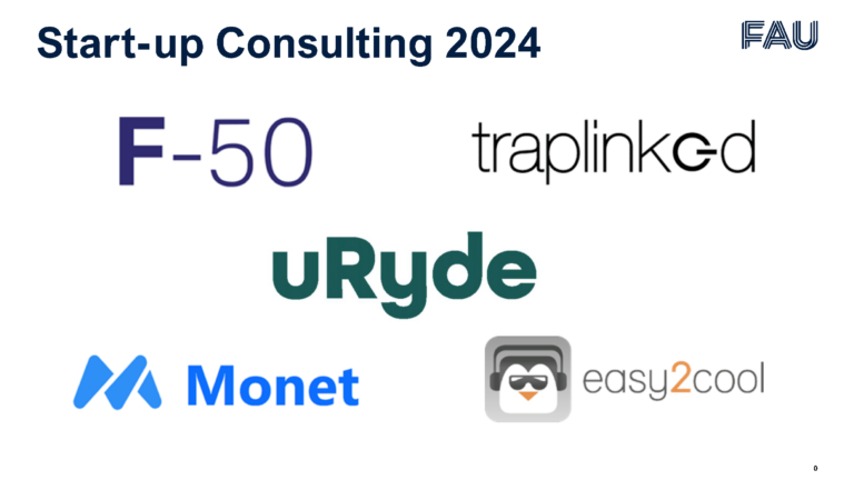 Kick-Off von Start-up Consulting 2024 mit fünf innovativen Start-ups