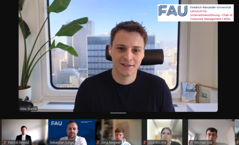 Silicon Valley hautnah: Gastvorlesung mit Alex Blania in Start-up Consulting 🚀