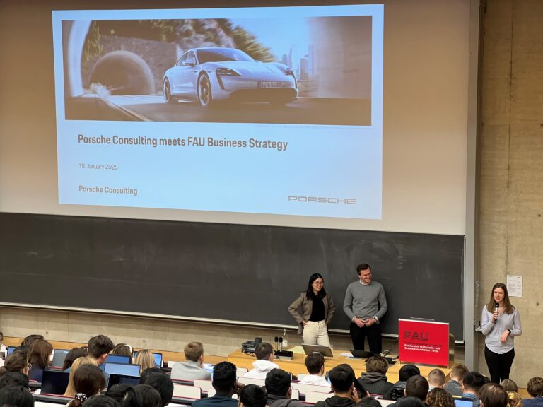 Unternehmensstrategie mit Rennsport-DNA: Porsche Consulting zu Gast in Business Strategy